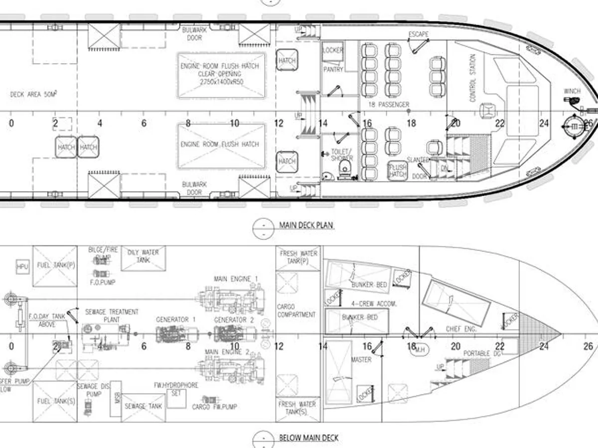 Mannskapsbåt til salgs
