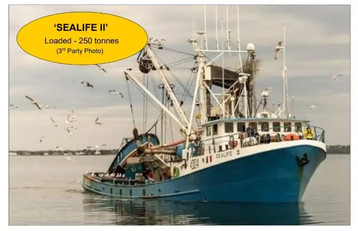 Snurpenottråler til salgs