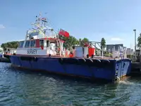 Patruljebåt til salgs