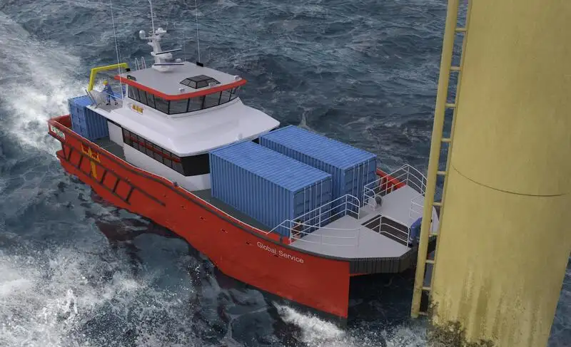 Containerskip til salgs