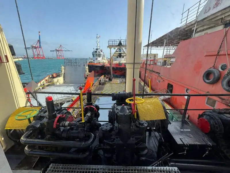 Containerskip til salgs