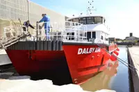 Wind farm service vessel til salgs