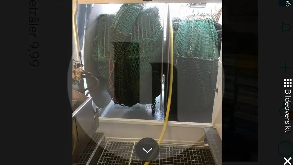Beamtråler til salgs