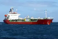 Oil/Chemical tanker til salgs