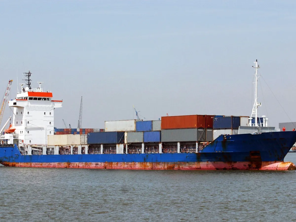 Containerskip til salgs