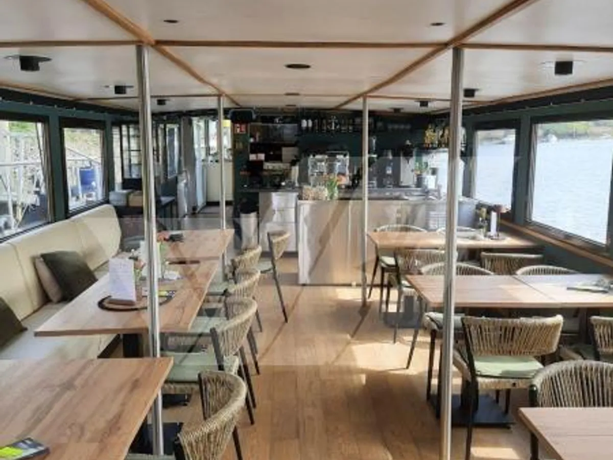 Restaurantfartøy til salgs