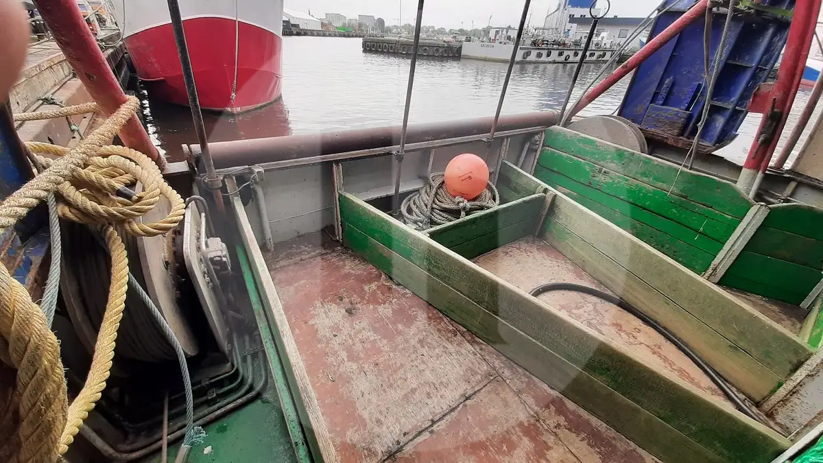 Levende fiskebåt til salgs