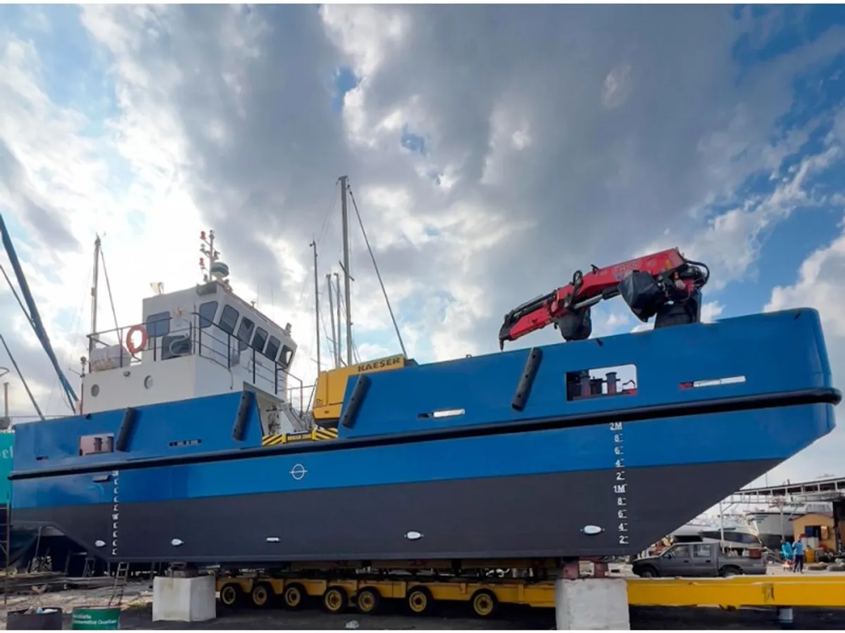 Containerskip til salgs