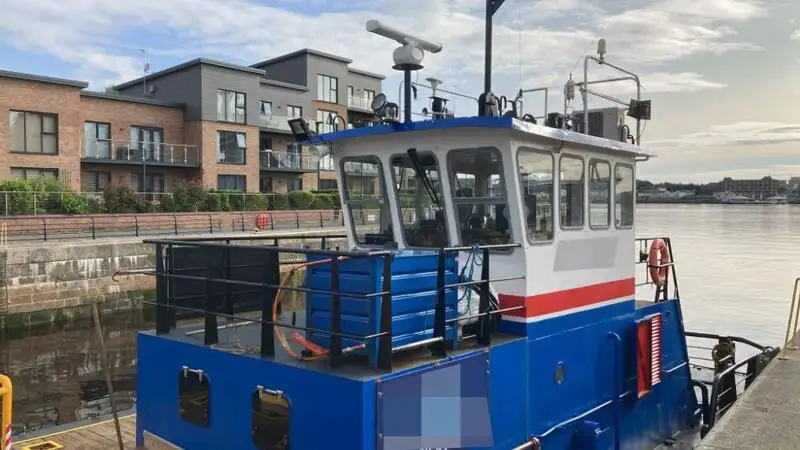 Containerskip til salgs