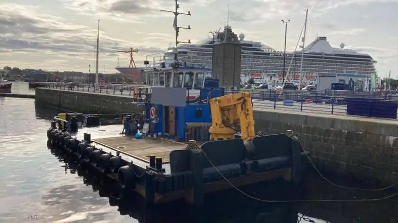 Containerskip til salgs