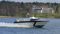 Patruljebåt til salgs