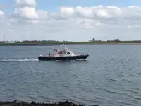 Patruljebåt til salgs