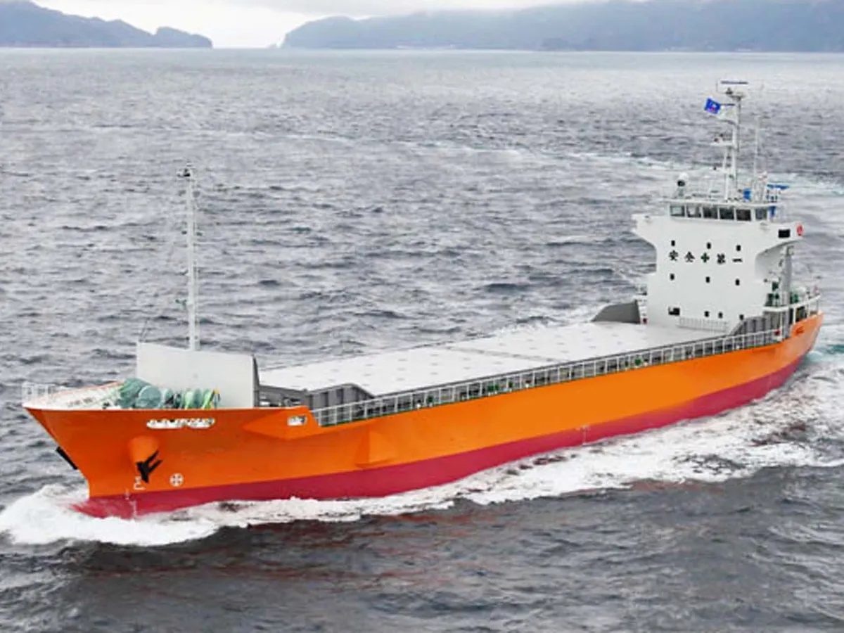 Containerskip til salgs