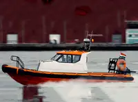 Stiv oppblåsbar båt til salgs