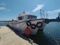 Mannskapsbåt til salgs