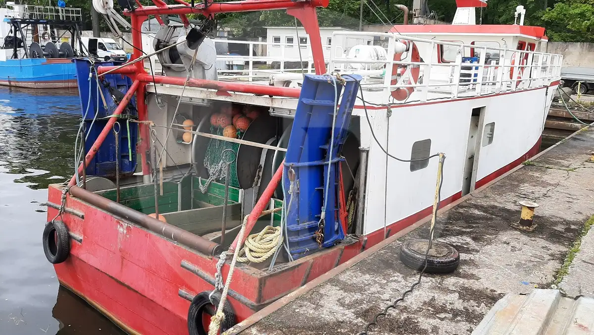 Levende fiskebåt til salgs
