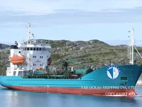 Olje-/kjemikalietanker til salgs