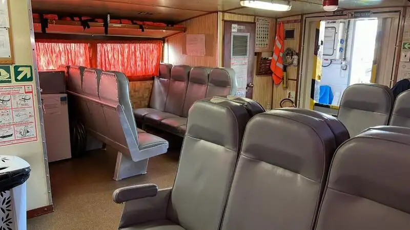 Mannskapsbåt til salgs